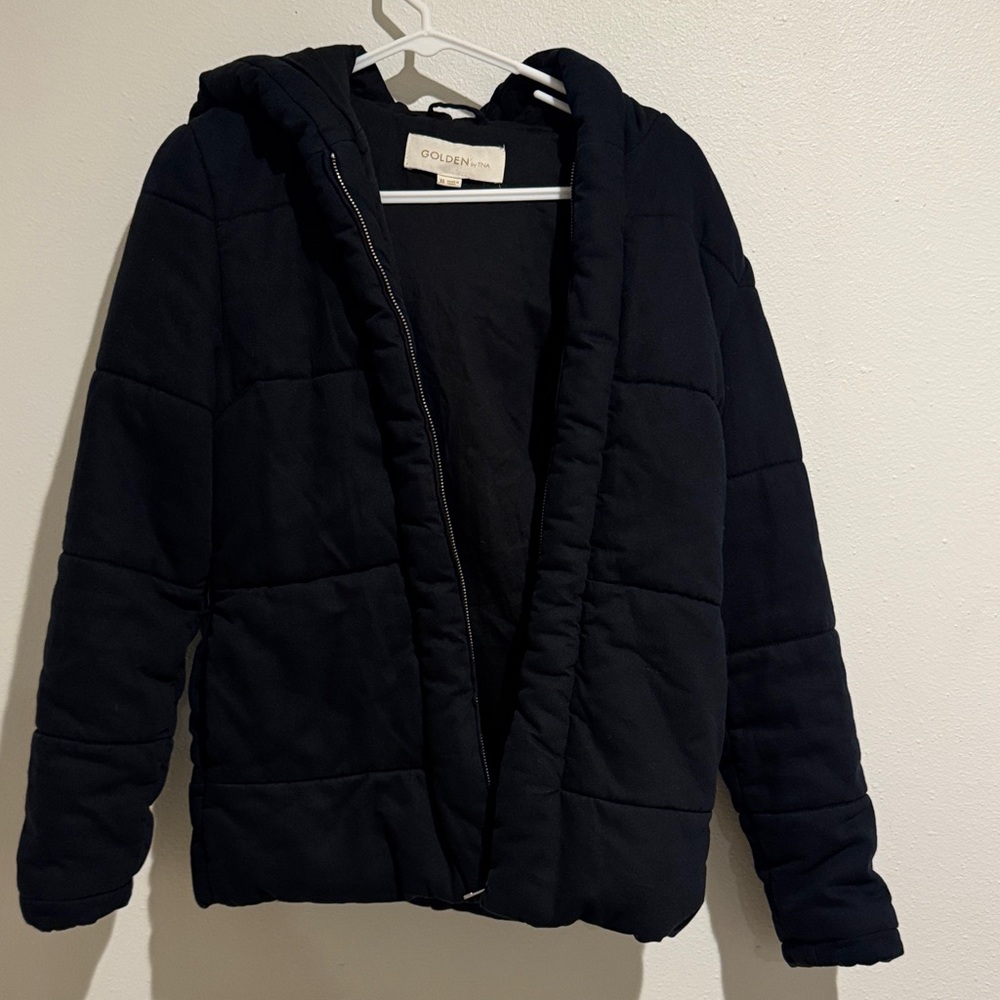 TNA Black Puffer Jacket